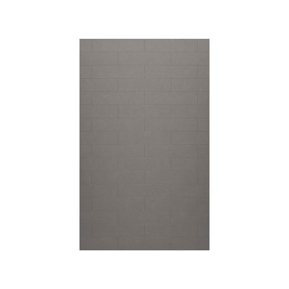 Swan MSMK-9662-1 62 x 96 Swanstone® Modern Subway Tile Glue up Bathtub and Shower Single Wall Panel in Sandstone