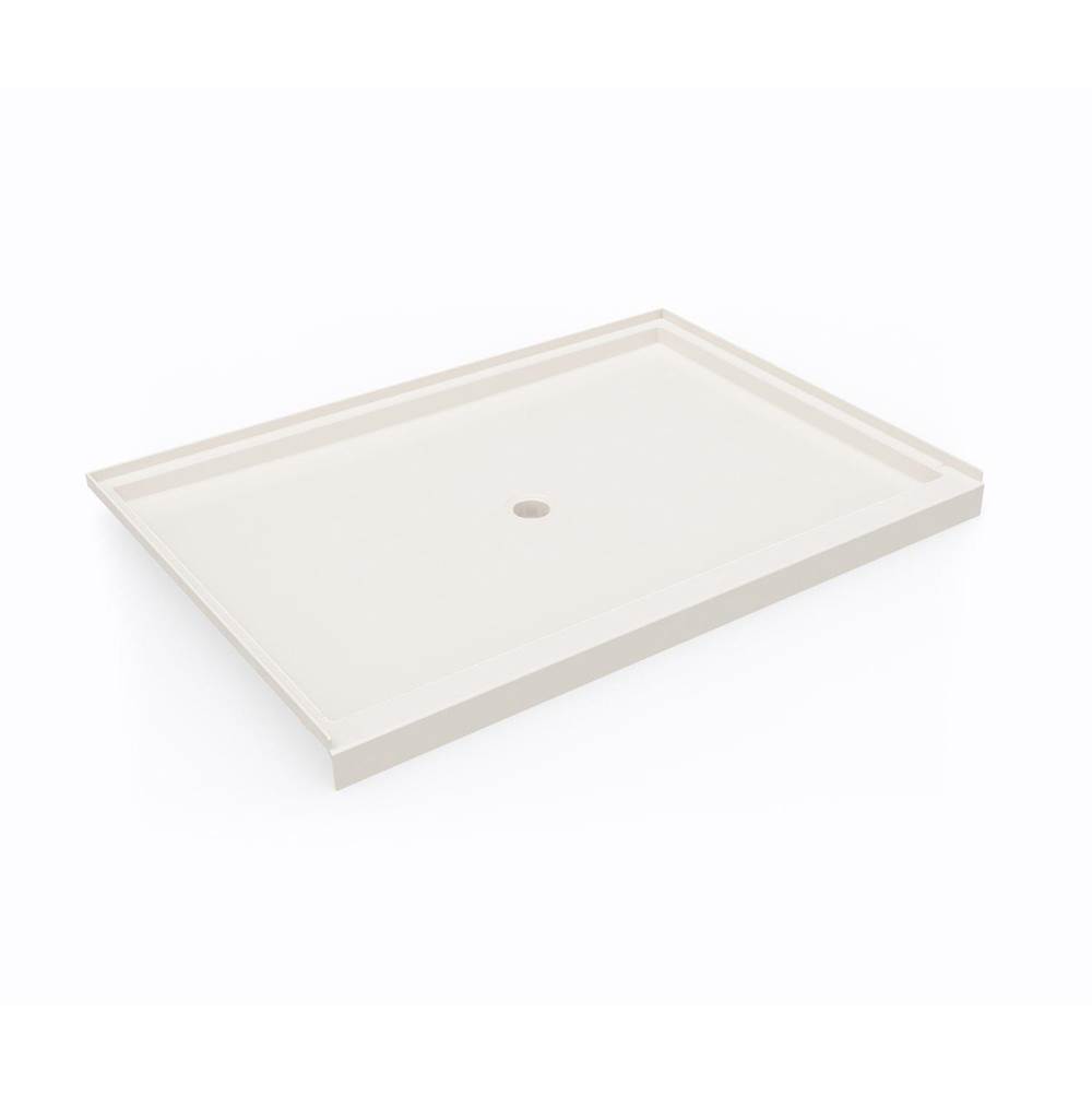Swan SS-4260 42 x 60 Swanstone® Alcove Shower Pan with Center Drain in Bisque