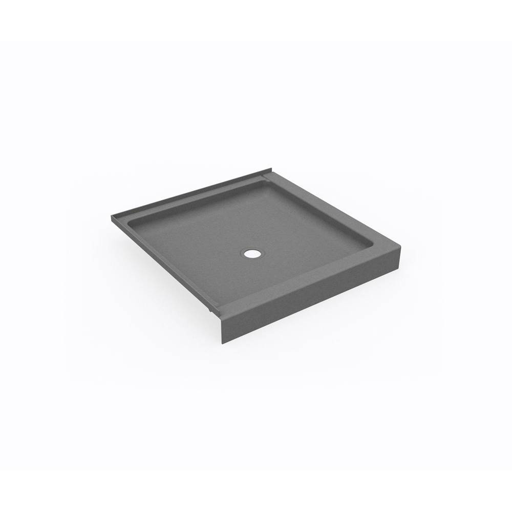 Swan SS-36DTF 36 x 36 Swanstone® Corner Shower Pan with Center Drain Ash Gray