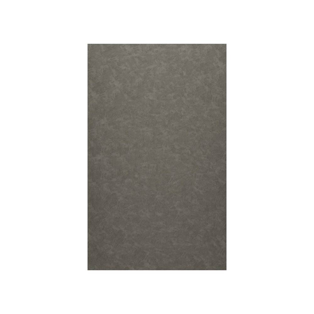 Swan SS-6072-1 60 x 72 Swanstone® Smooth Glue up Bathtub and Shower Single Wall Panel in Charcoal Gray