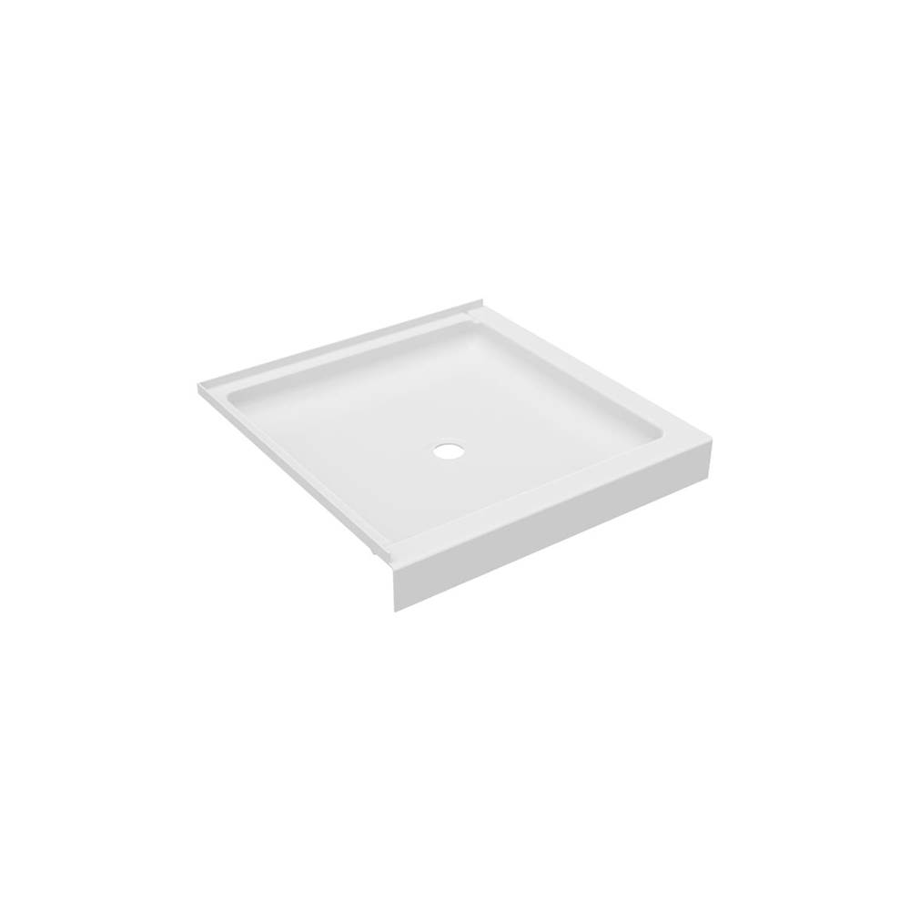 Swan R-36DTF 36 x 36 Veritek Alcove Shower Pan with Center Drain in White