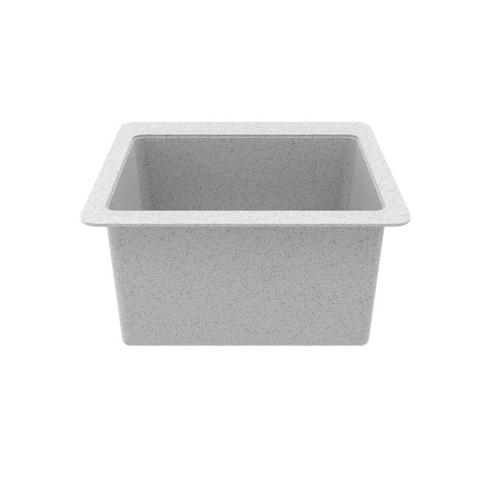 Swan SSUS 22 x 25 Swanstone® Dual Mount Large Bowl Utility Sink in White