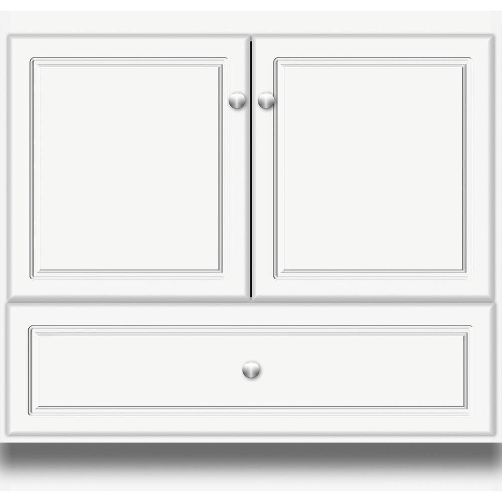 Strasser Woodenworks 36 X 18 X 34.5 Montlake Vanity Ultra Sat White Std