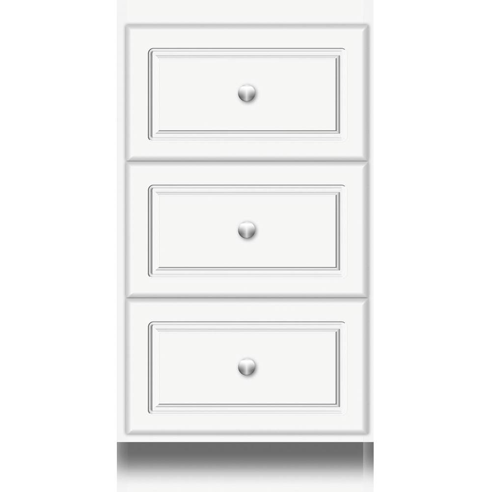 Strasser Woodenworks 18 X 21 X 34.5 Montlake Drawer Bank Ultra Sat White