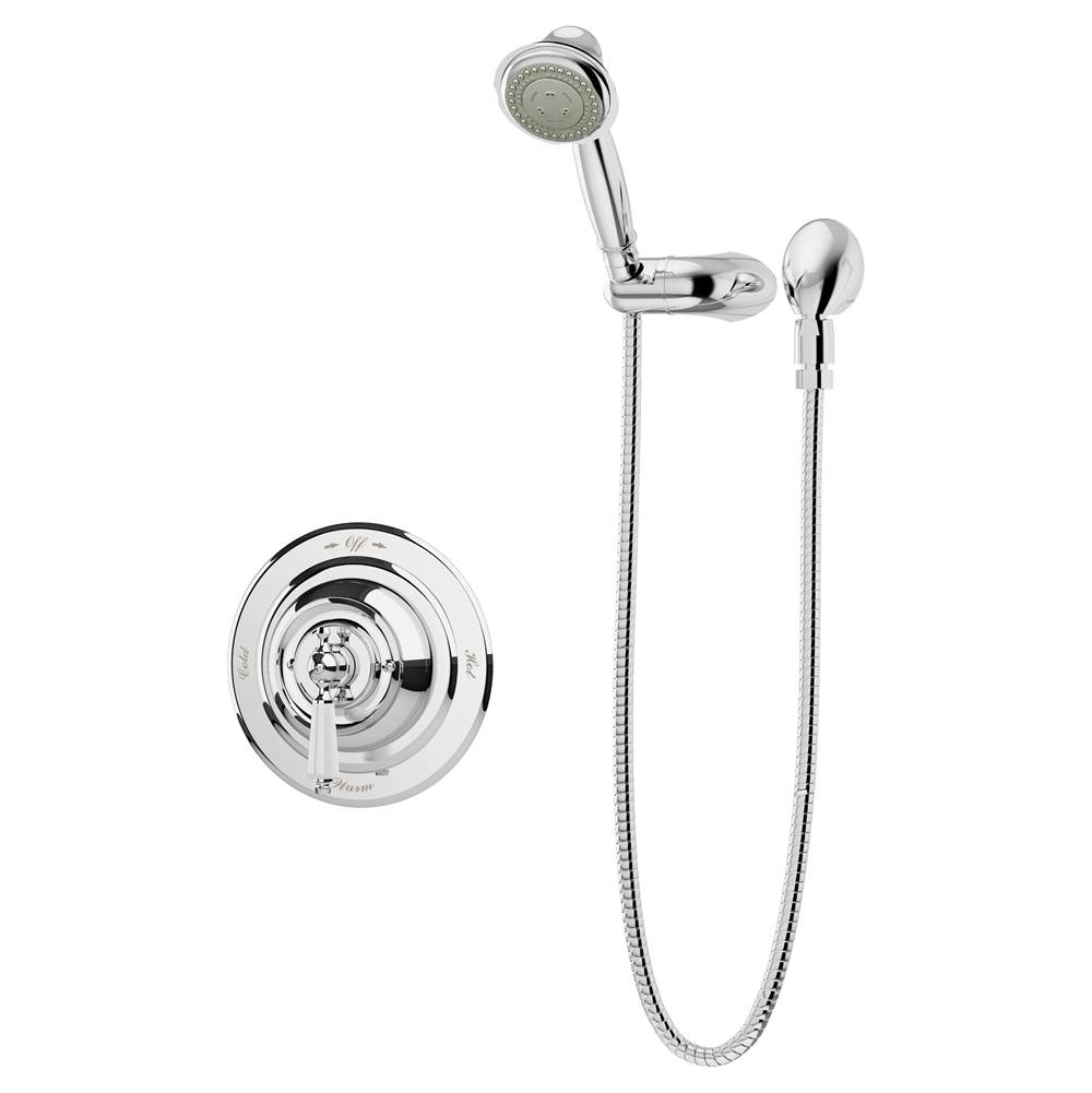 Symmons Carrington Single Handle 3-Spray Hand Shower Trim in Polished Chrome - 1.5 GPM (Valve Not Included)