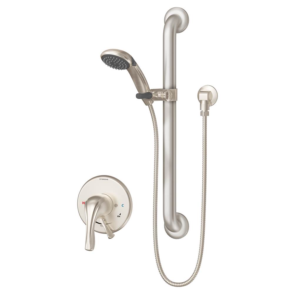 Symmons Origins Single Handle 1-Spray Hand Shower Trim in Satin Nickel - 1.5 GPM (Valve Not Included)