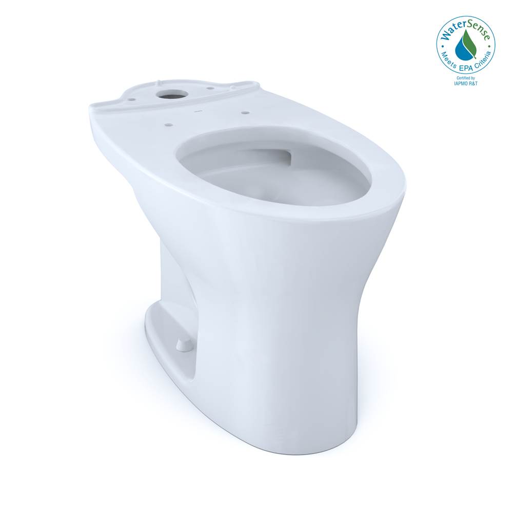TOTO Drake® Dual Flush Elongated Toilet Bowl with CEFIONTECT®, Cotton White
