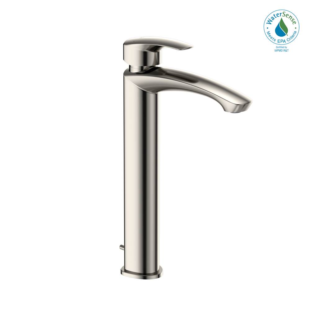 TOTO Toto® Gm 1.2 Gpm Single Handle Vessel Bathroom Sink Faucet With Comfort Glide Technology, Polished Nickel
