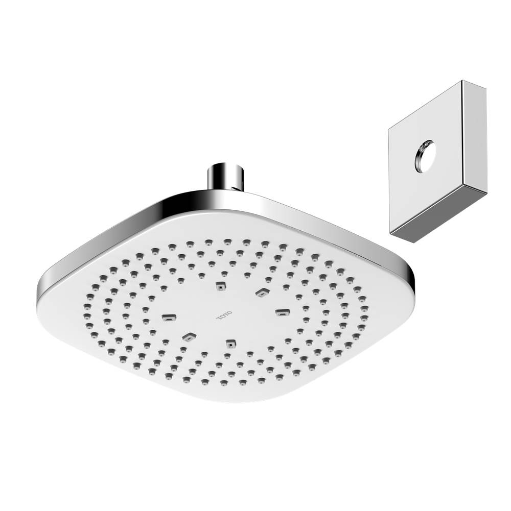 TOTO Toto® G Series 2.5 Gpm Single Spray 8.5 Inch Square Showerhead With Comfort Wave Technology, Polished Chrome