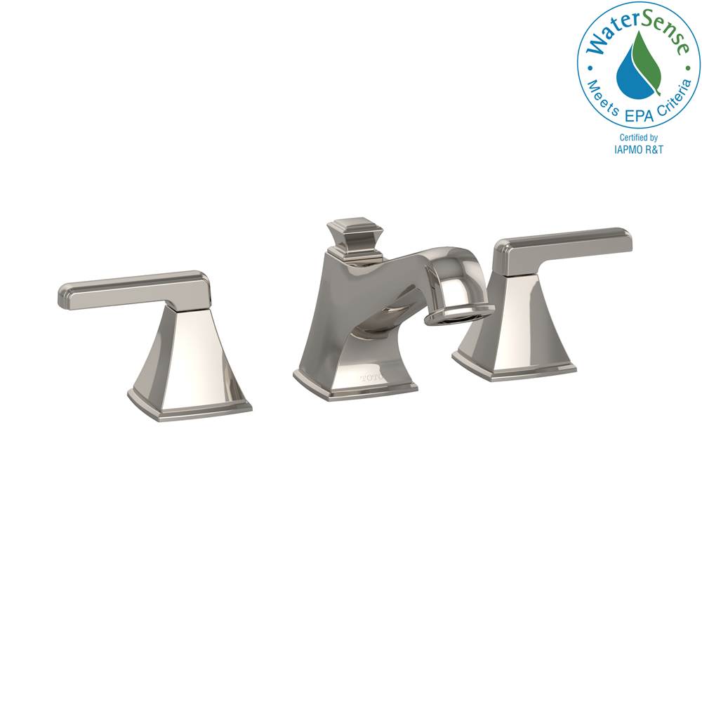 TOTO Toto® Connelly® Two Handle Widespread 1.2 Gpm Bathroom Sink Faucet, Polished Nickel