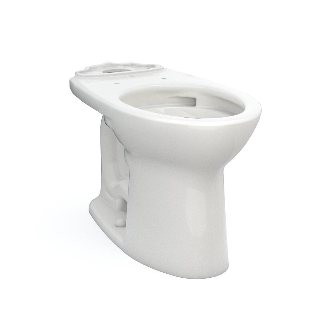 TOTO Toto® Drake® Elongated Universal Height Tornado Flush® Toilet Bowl With Cefiontect®, Colonial White