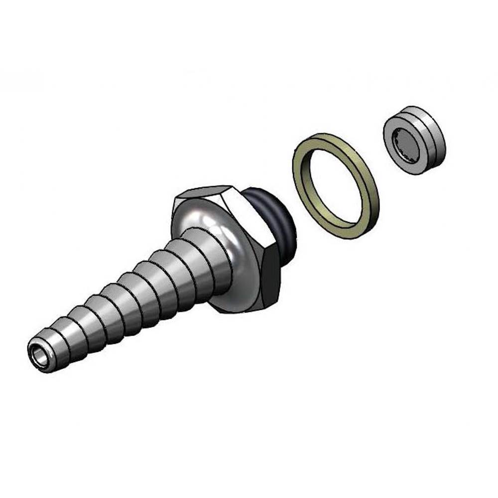 T&S Brass Serrated Hose End w/ 1.0 Gpm Flow Disc