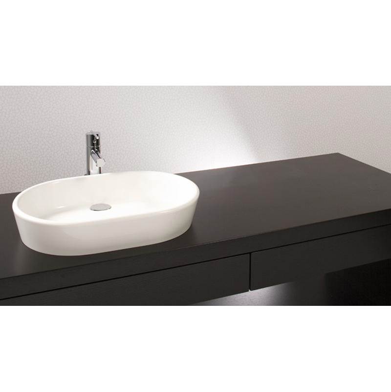 WETSTYLE Lav - Ove - 21 X 15 X 4 - Above Mount Vessel - Mb O/F - White True High Gloss