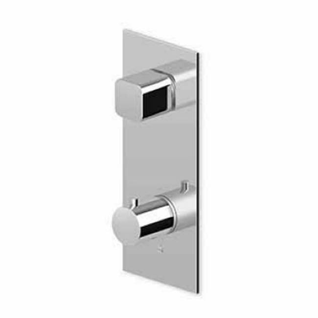 Zucchetti USA Built-in thermostatic shower mixer and 2/3 way div
