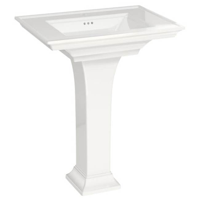 American Standard Town Square® S Center Hole Only Pedestal Sink Top and Leg Combination