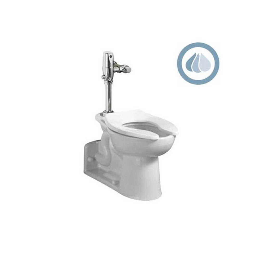 American Standard Priolo™ 1.1 – 1.6 gpf (4.2 – 6.0 Lpf) Chair Height Top Spud Back Outlet Elongated EverClean® Bowl With Bedpan Lugs