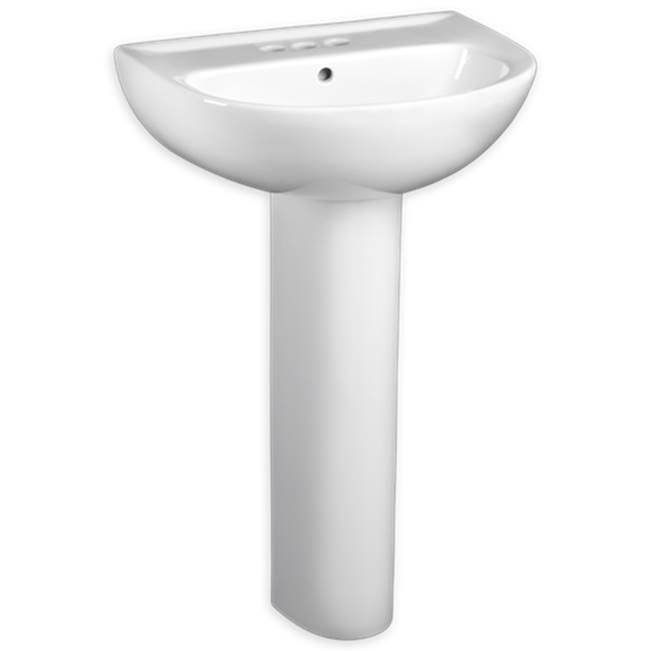 American Standard 22-Inch Evolution 8-Inch Widespread Pedestal Sink Top