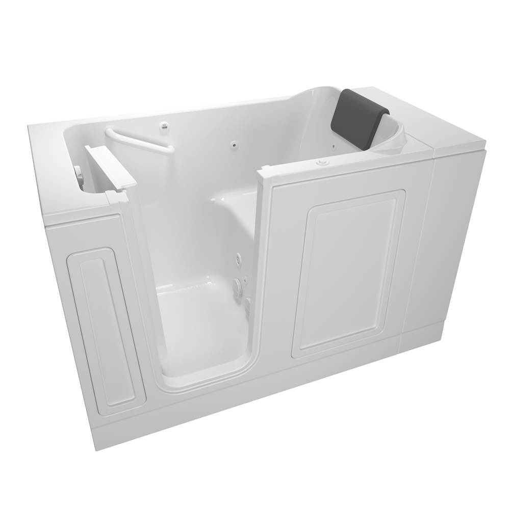 American Standard Acrylic Luxury Series 30 x 51 -Inch Walk-in Tub With Whirlpool System - Left-Hand Drain
