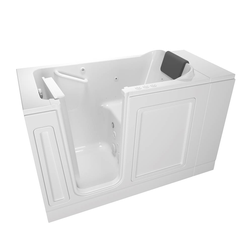 American Standard Acrylic Luxury Series 28 x 48-Inch Walk-in Tub With Combination Air Spa and Whirlpool Systems - Left-Hand Drain
