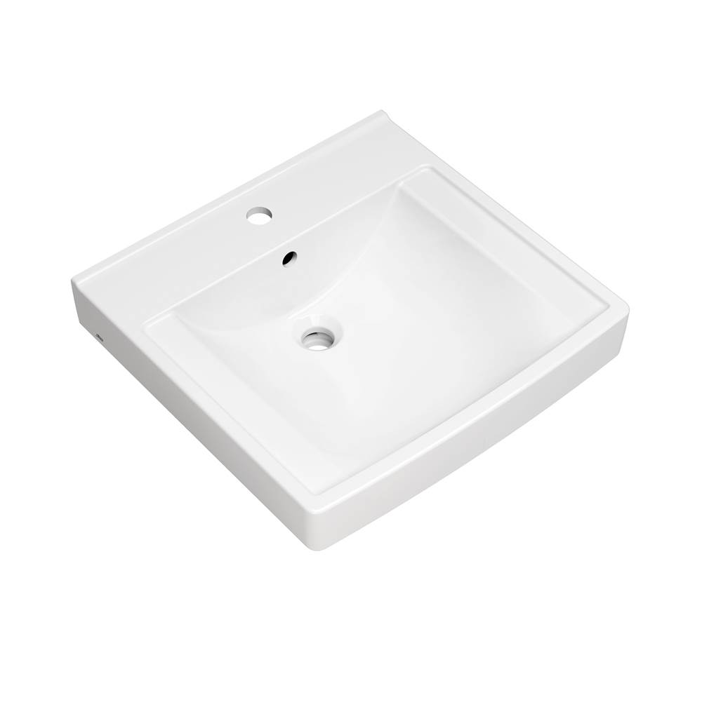 American Standard Decorum® 21 x 20-1/4-Inch (533 x 514 mm) Wall-Hung EverClean® Sink With Center Hole Only