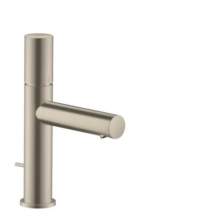 Axor Uno Single-Hole Faucet 110 with Zero Handle and Pop-Up Drain, 1.2 GPM in Brushed Nickel