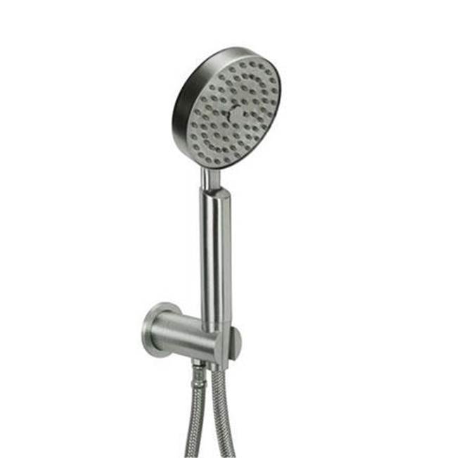 MGS Bagno Round Handshower and 71'' Hose Stainless Steel Matte