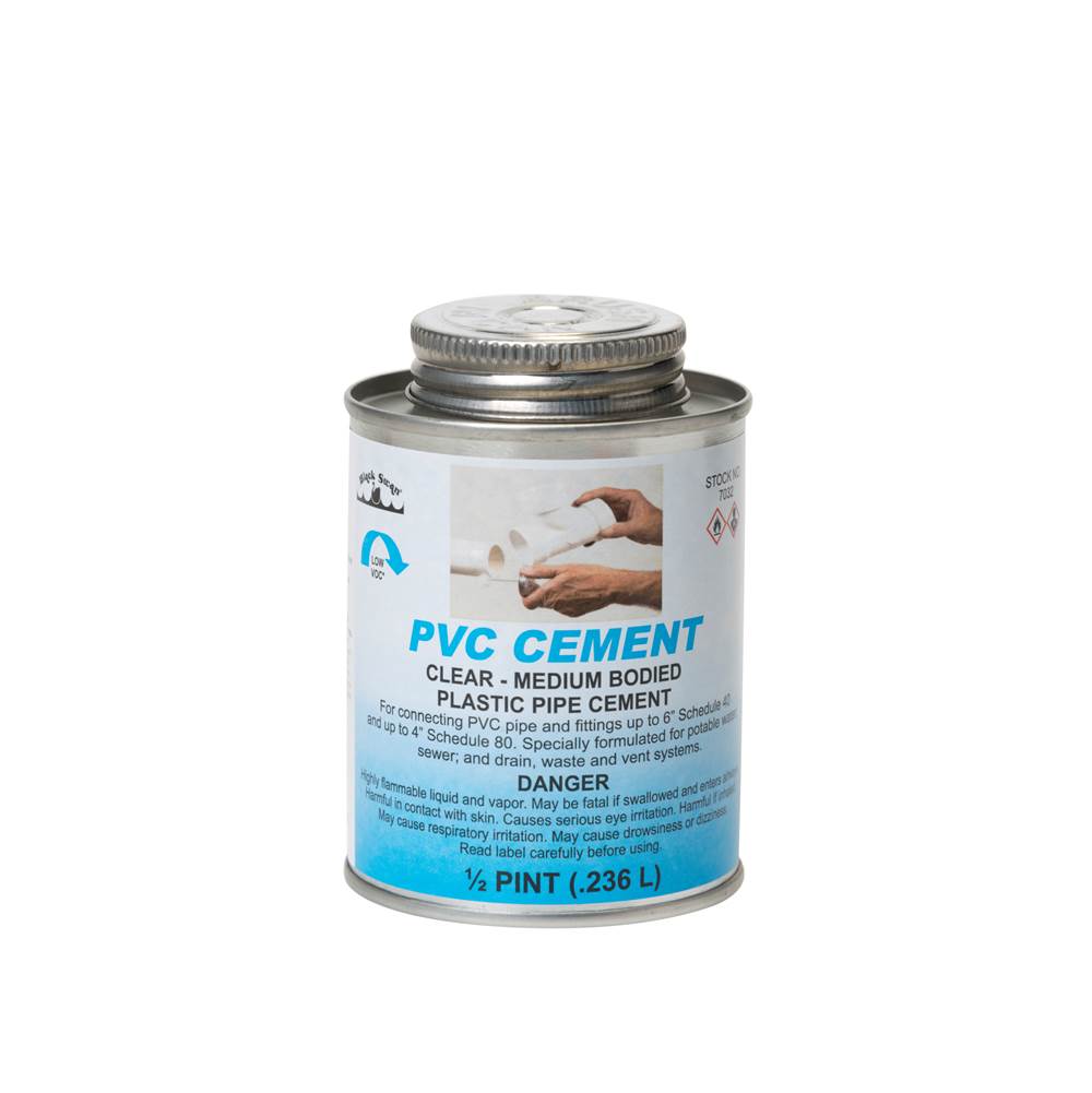 Black Swan 1/2 pint PVC Cement (Clear) - Medium Bodied
