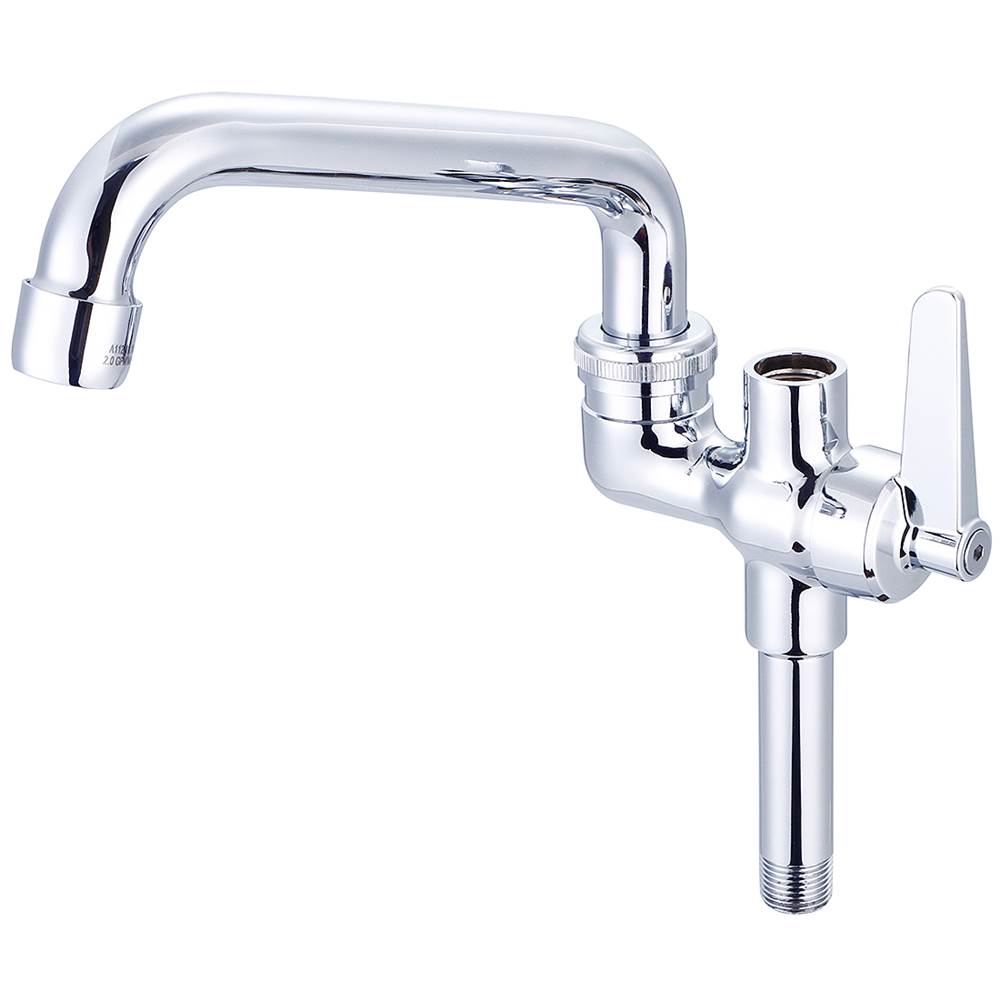 Central Brass Pre-Rinse-Lvr Hdl 6'' Tube Spout Add-On Faucet-Pc