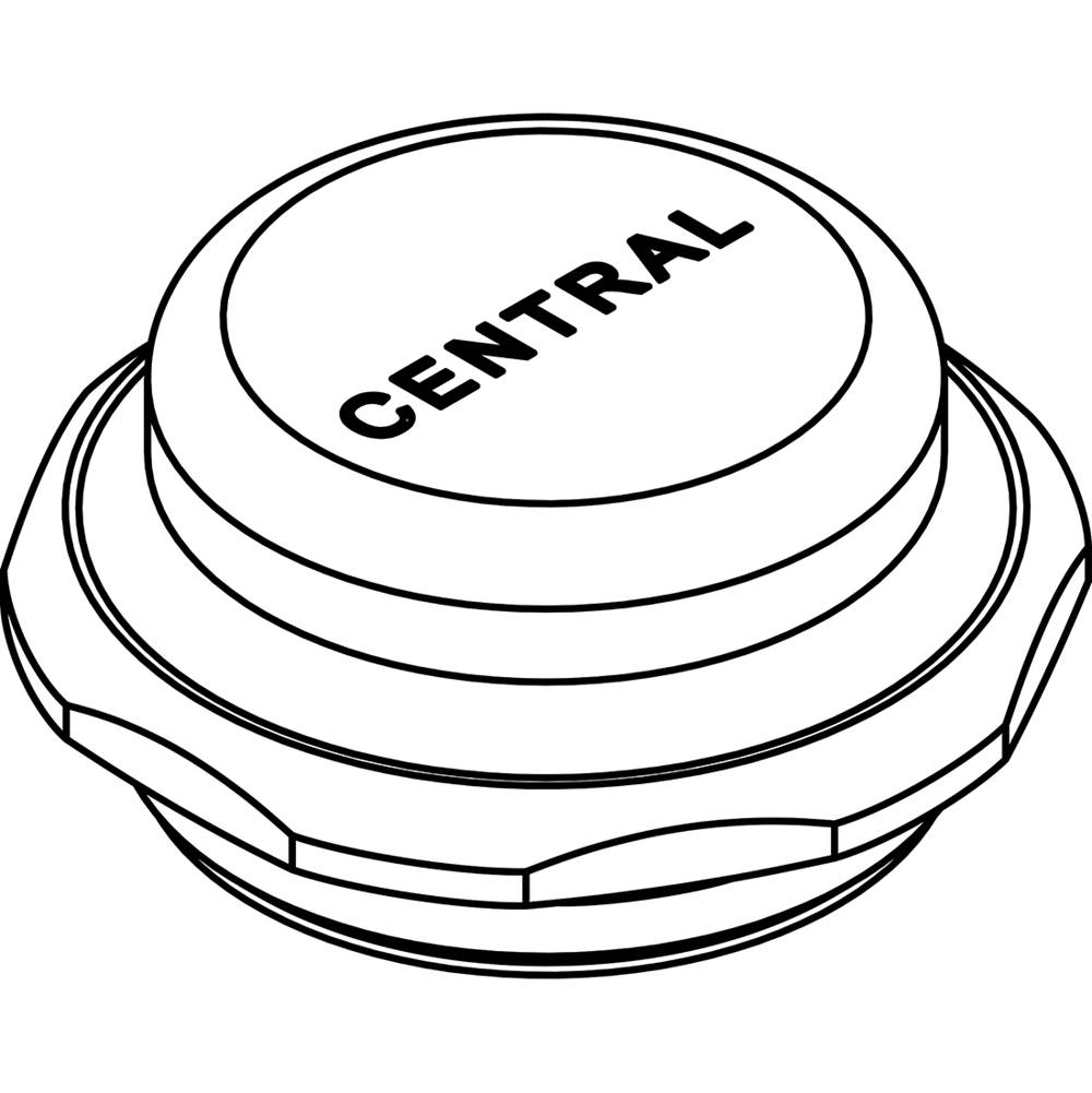 Central Brass Self-Closing-Brass Cap-Plain