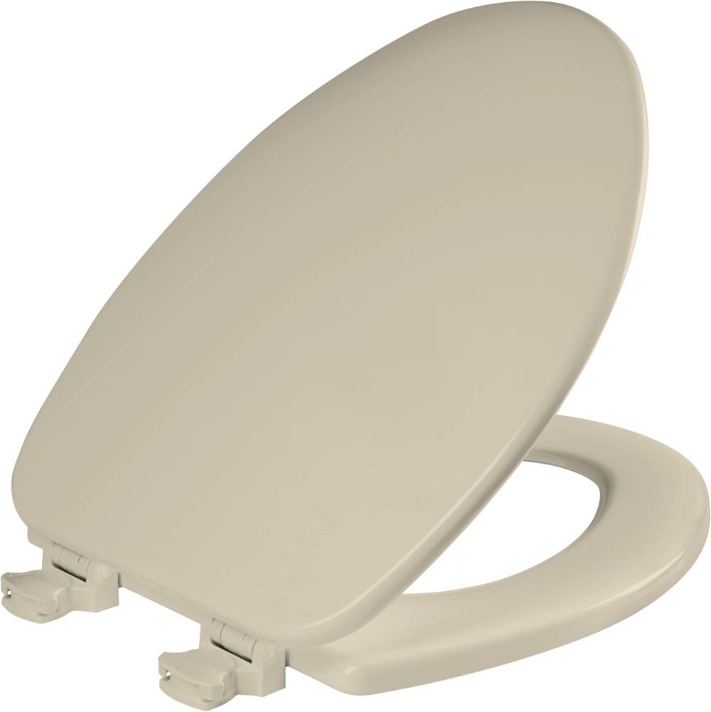 Church Elongated Enameled Wood Toilet Seat Bone Removes for Cleaning