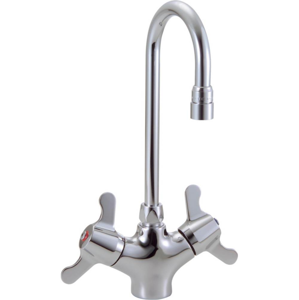 Delta Commercial Commercial 25C3: Two Handle Single Shank Mixing Faucet