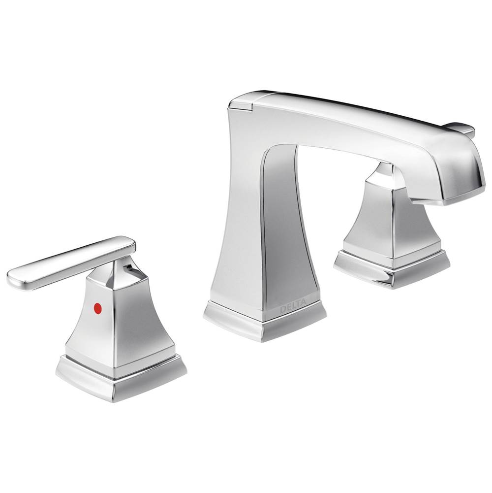 Delta Faucet Ashlyn® Two Handle Widespread Bathroom Faucet with EZ Anchor®