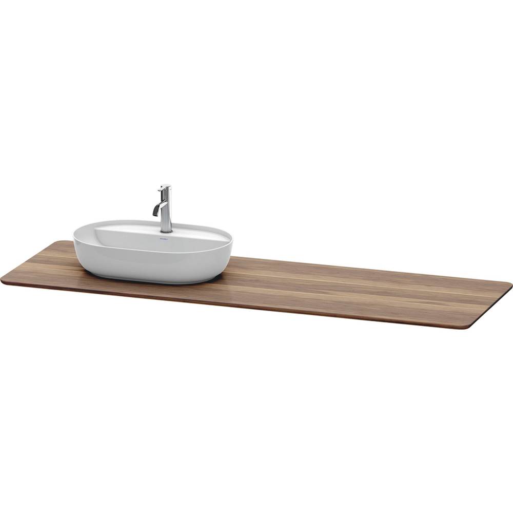 Duravit Luv Console with One Sink Cut-Out American Walnut