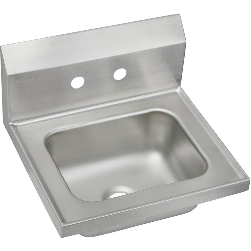 Elkay Stainless Steel 16-3/4'' x 15-1/2'' x 13'', Single Bowl Wall Hung Handwash Sink