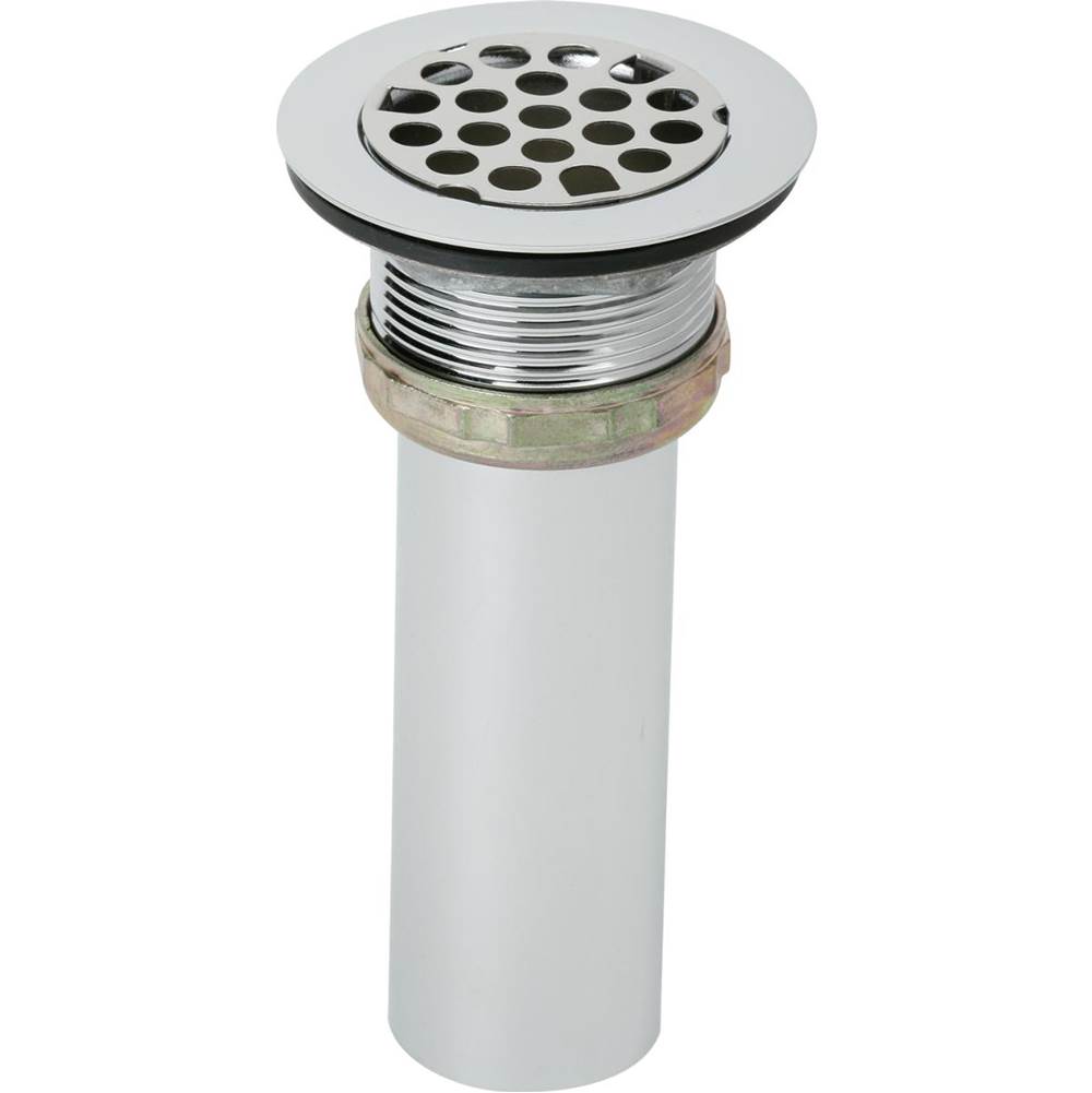 Elkay Drain Fitting 2'' Type 316 Stainless Steel Body, Grid Strainer and Tailpiece