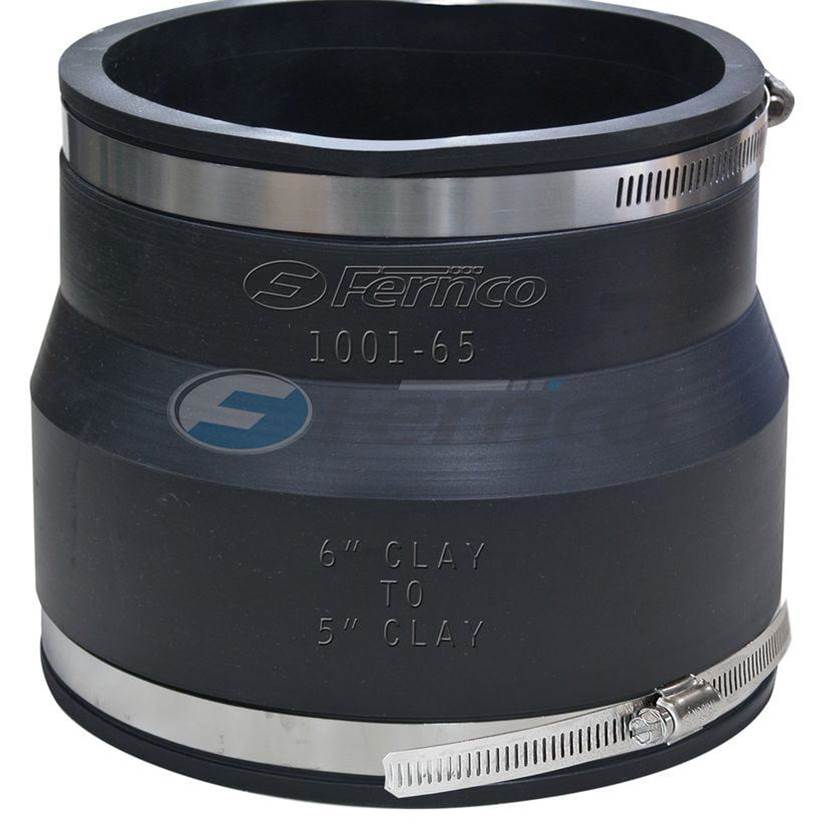 Fernco Coupling 6''Clay-5''Clay