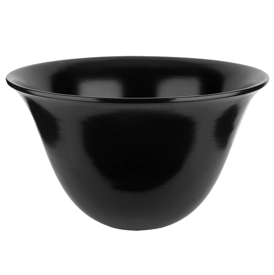 Gessi Counter Washbasin In Black Gres Without Overflow Waste