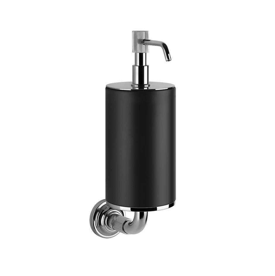 Gessi Wall-Mounted Liquid Soap Dispenser - Black