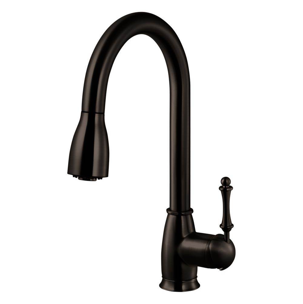 Hamat Dual Function Pull Down Kitchen Faucet in Oil Rubbed Bronze