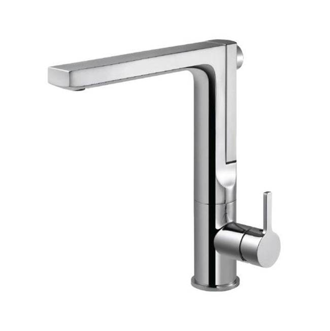 Hamat Integrated Rear Pull Up Handspray Kitchen Faucet in Pewter