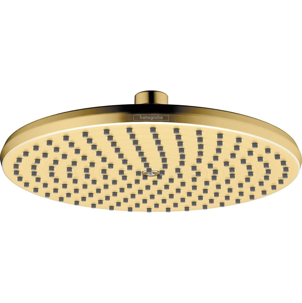 Hansgrohe Locarno Showerhead 240 1-Jet, 2.5 GPM in Brushed Gold Optic