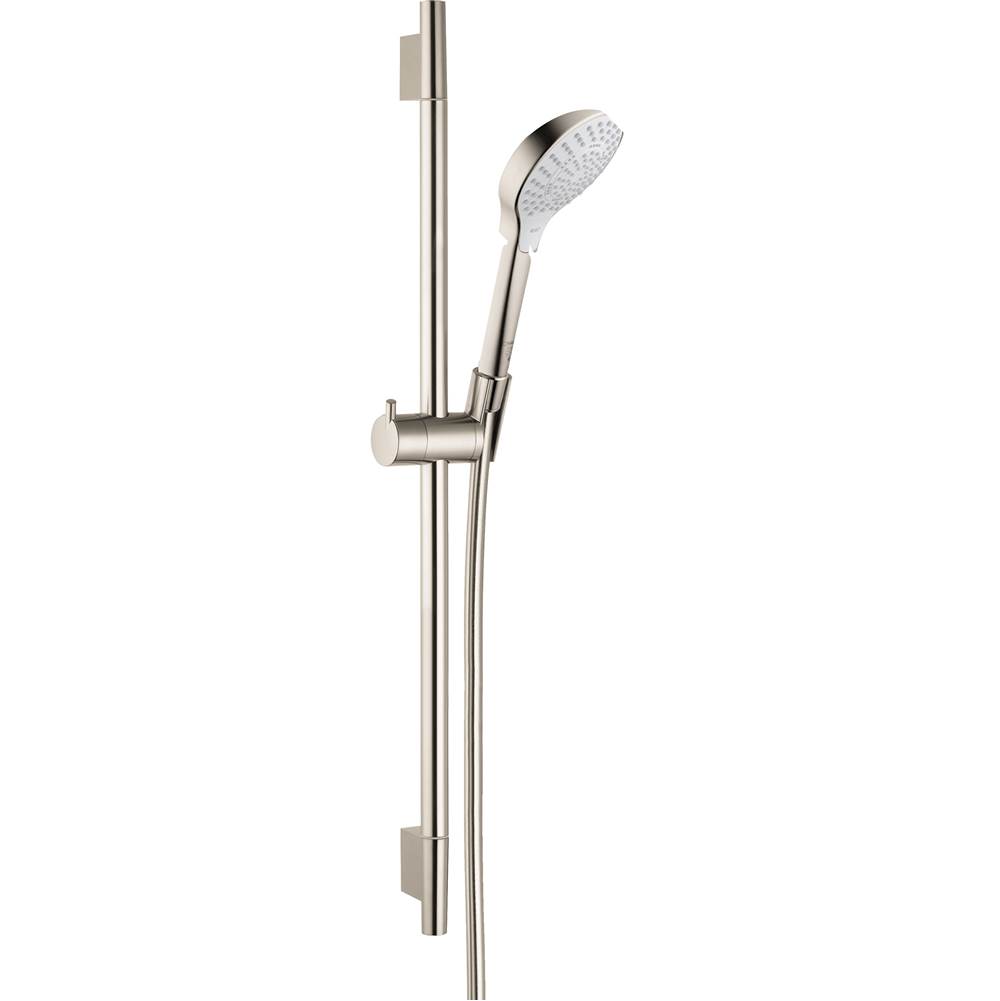 Hansgrohe Croma Select S Wallbar Set 110 3-Jet 24'', 2.5 GPM in Brushed Nickel