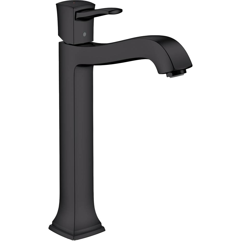 Hansgrohe Metropol Classic Single-Hole Faucet 260 with Pop-Up Drain, 1.2 GPM in Matte Black