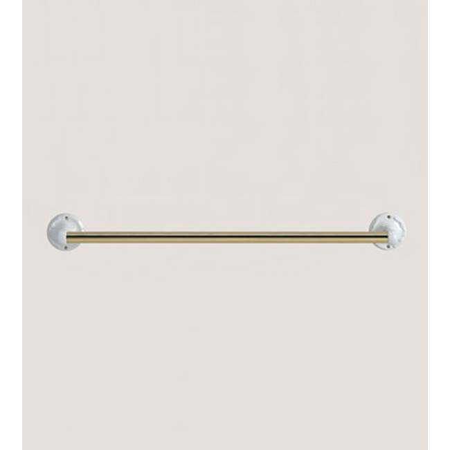 Herbeau ''Charleston'' 30'' Towel Bar in Moustier Rose, Solibrass