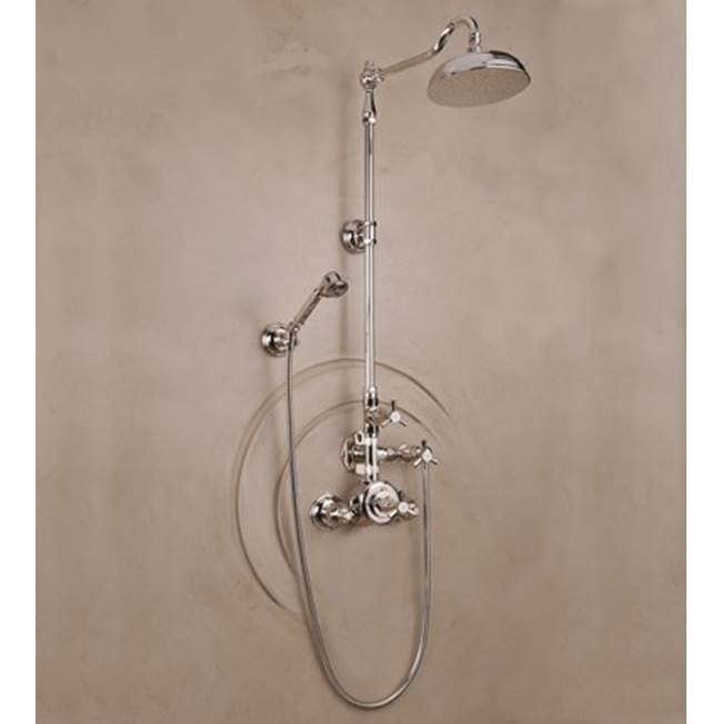 Herbeau ''Monarque'' Exposed Thermostatic Shower in Polished Chrome