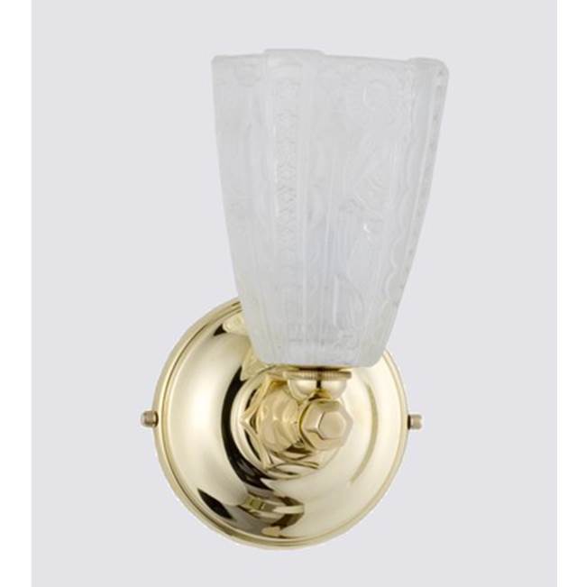 Herbeau ''Monarque'' Wall Light in Old Gold