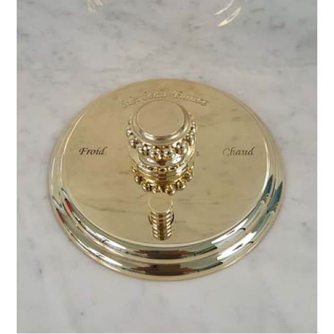 Herbeau ''Pompadour'' 1/2'' Pressure Balance Valve with Diverter in Weathered Brass -Trim Only