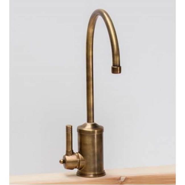 Herbeau ''Lille'' Single Lever Kitchen Mixer with Ceramic Cartridge in French Weathered Brass