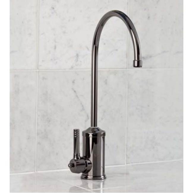 Herbeau ''Lille'' Single Lever Kitchen Mixer with Ceramic Cartridge in Lacquered Polished Black Nickel