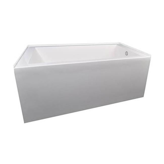 Hydro Systems Citrine 6032 Ston W/ Whirlpool System - White - Left Hand